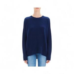 Theory Royal Blue Cashmere Pullover Sweater - Medium